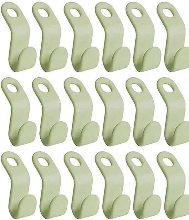 Cascading Clothes Hanger Hooks – Closet Organizer 10/20 Pcs