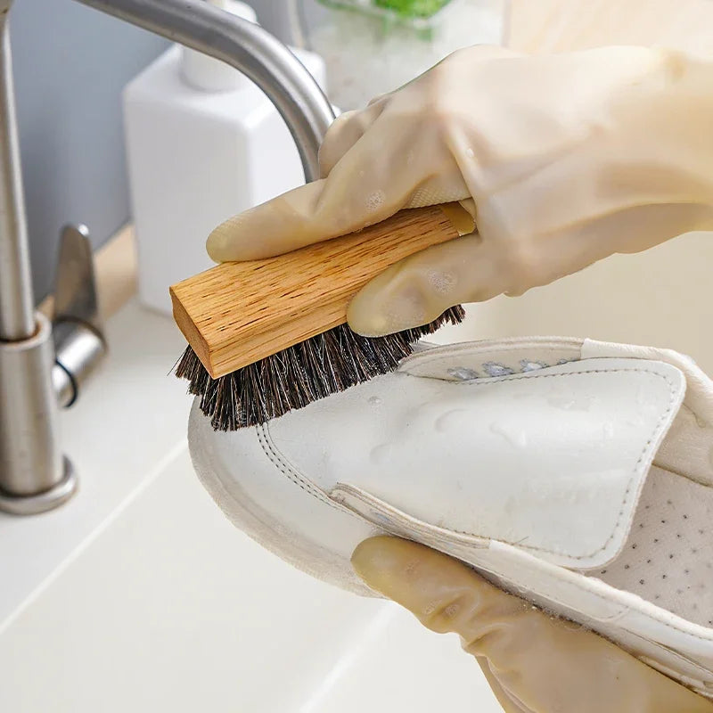 Multifunctional cleaning tools Laundry brush Set of Laundry brush and shoe brush mini size Household cleaning brush Peaceful Pleasures Health and Wellness