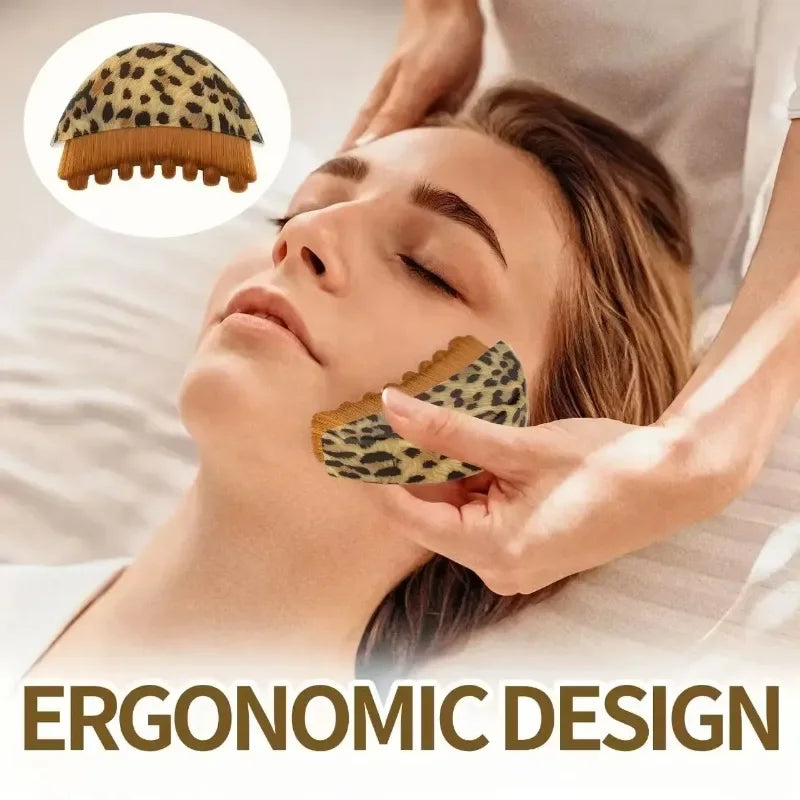 Face Contour Brush – Jawline Sculpting & Drainage Massager