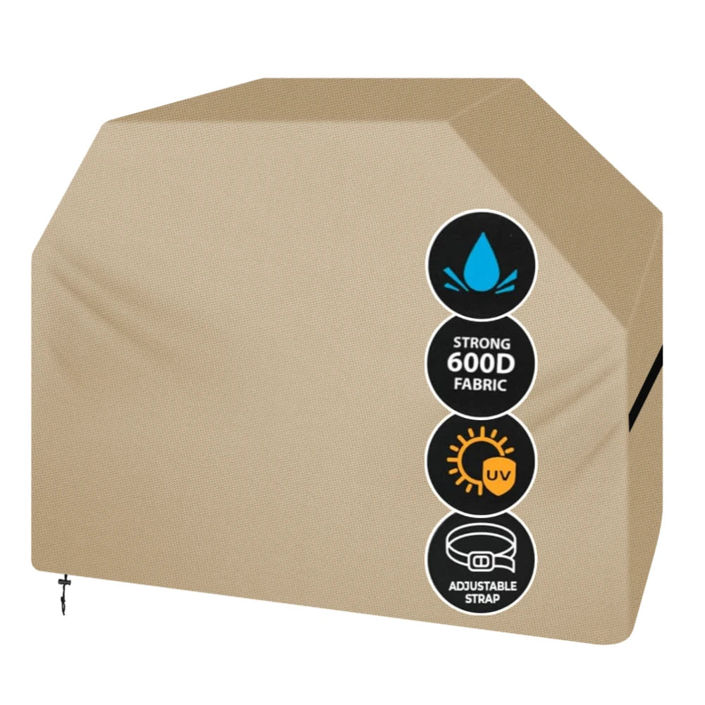 Waterproof BBQ Grill Cover | UV & Weather-Resistant 147x61x122cm