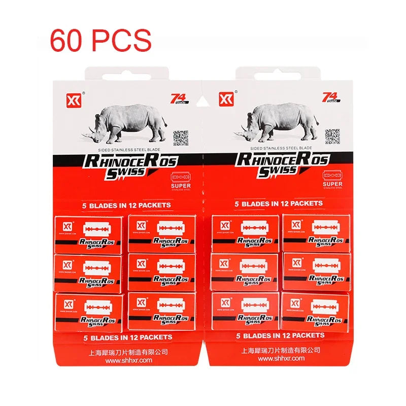 Double Edge Razor Blades Stainless Steel 30/60 Pack