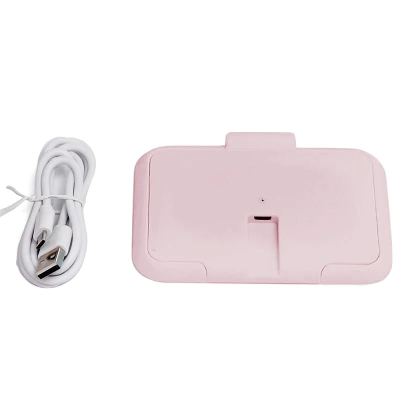 Portable USB Baby Wipe Warmer | Travel-Ready Wipes Heater