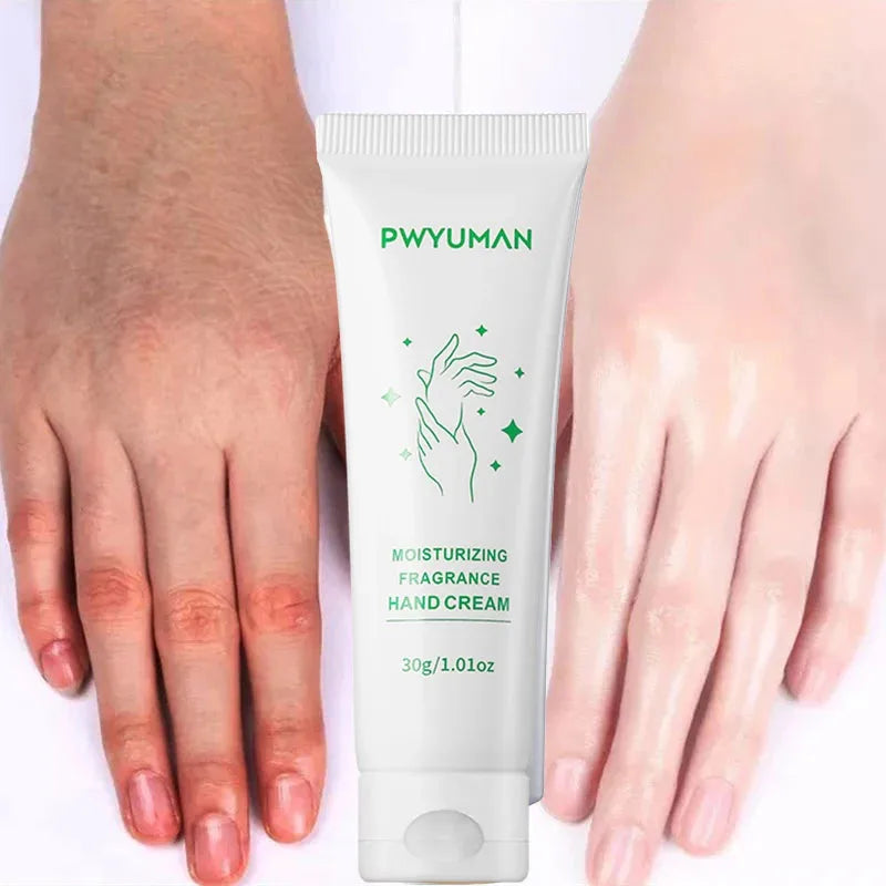 Wrinkle Removal Hand Cream Skin Soften Nourish Anti Drying Cracked Fade Fine Lines Whitening Moisturiz Repair Skin Care Products Peaceful Pleasures Health and Wellness 30g