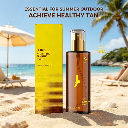 Hydrating Self Tanning Mist – Natural Glow, Streak-Free 100ml Self Tanning Spray Oasis Select