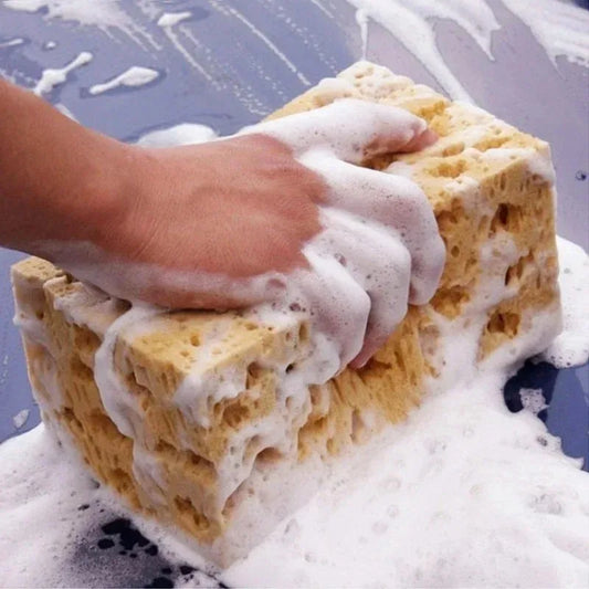 17*11*9 CM Car wash sponge block car motorcycle cleaning supplies large size Honeycomb sponge brush dusting car cleaning tool Peaceful Pleasures Health and Wellness