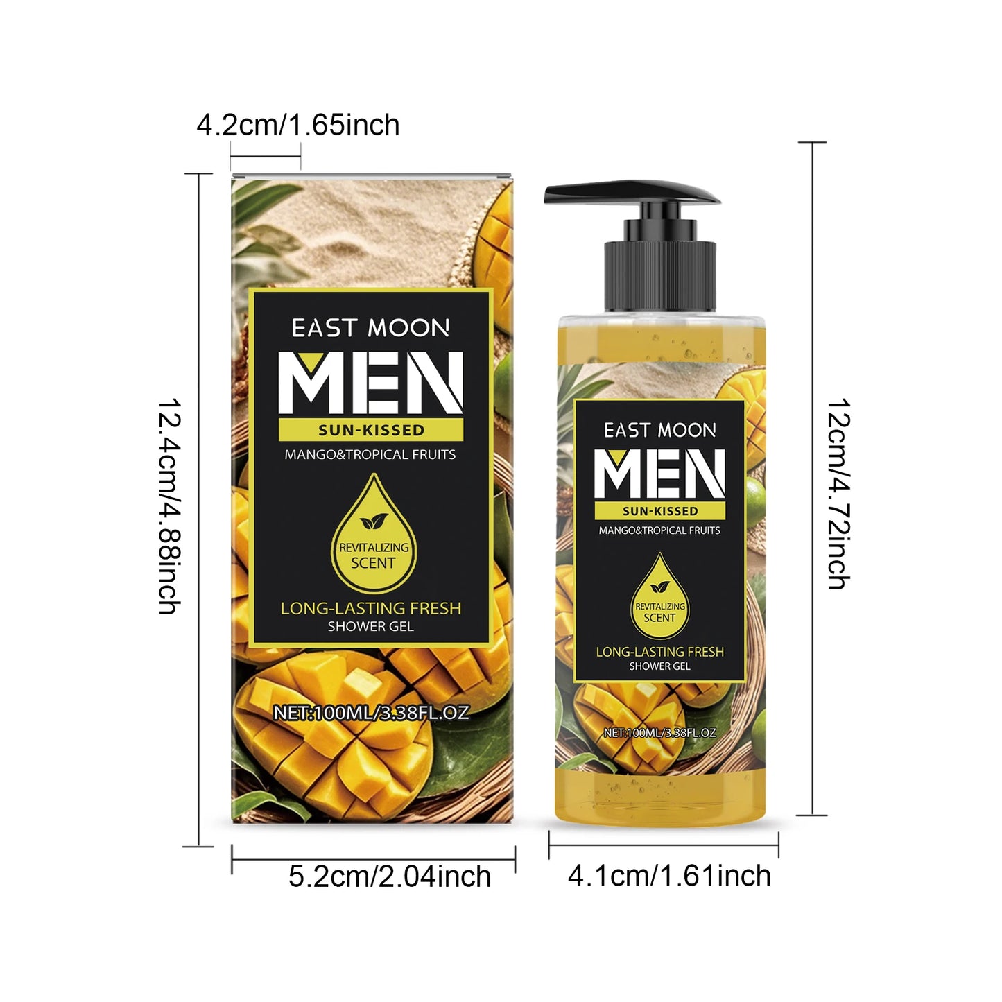 Fragrance Shower Gel Gift Set – 4 Scents, Deep Cleanse 100ml x4