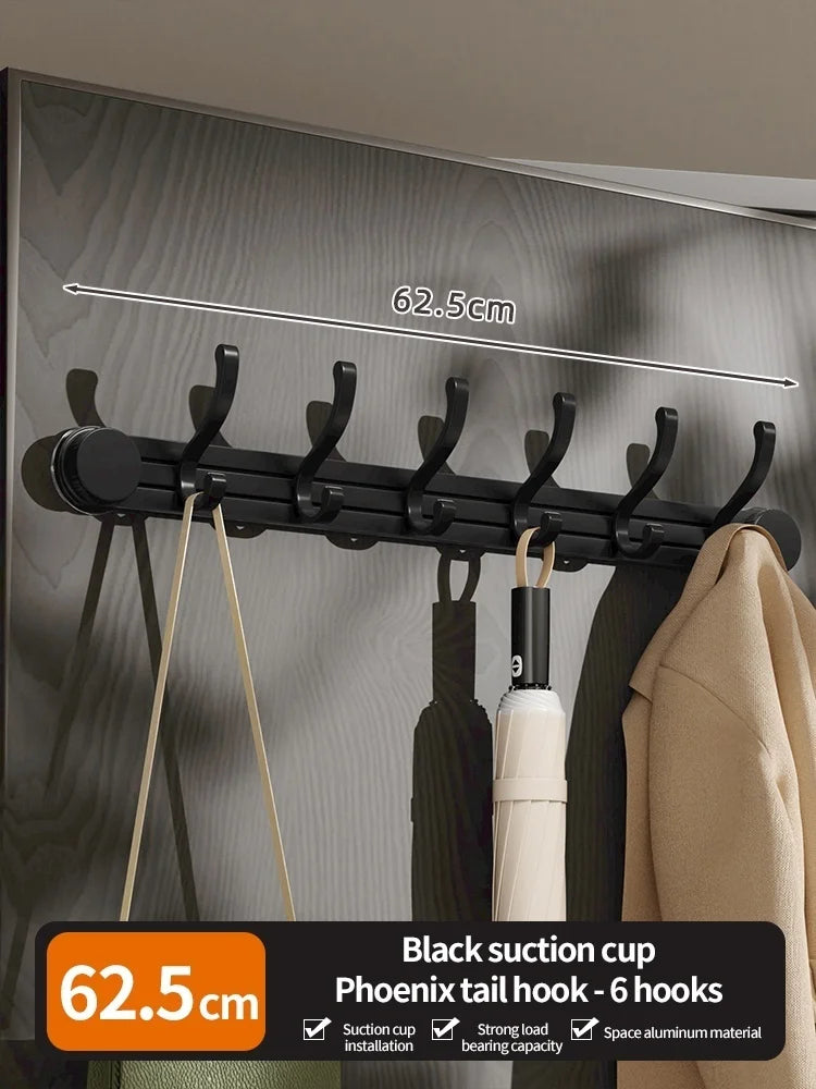 Wall Mount Suction Cup Hooks – No-Drill Set of 7 | Bathroom