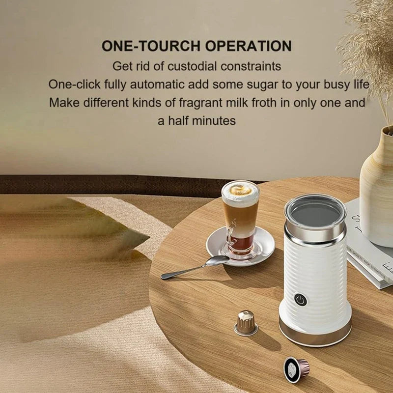 220V 550W Electric Milk Frother – Hot & Cold Foam Maker