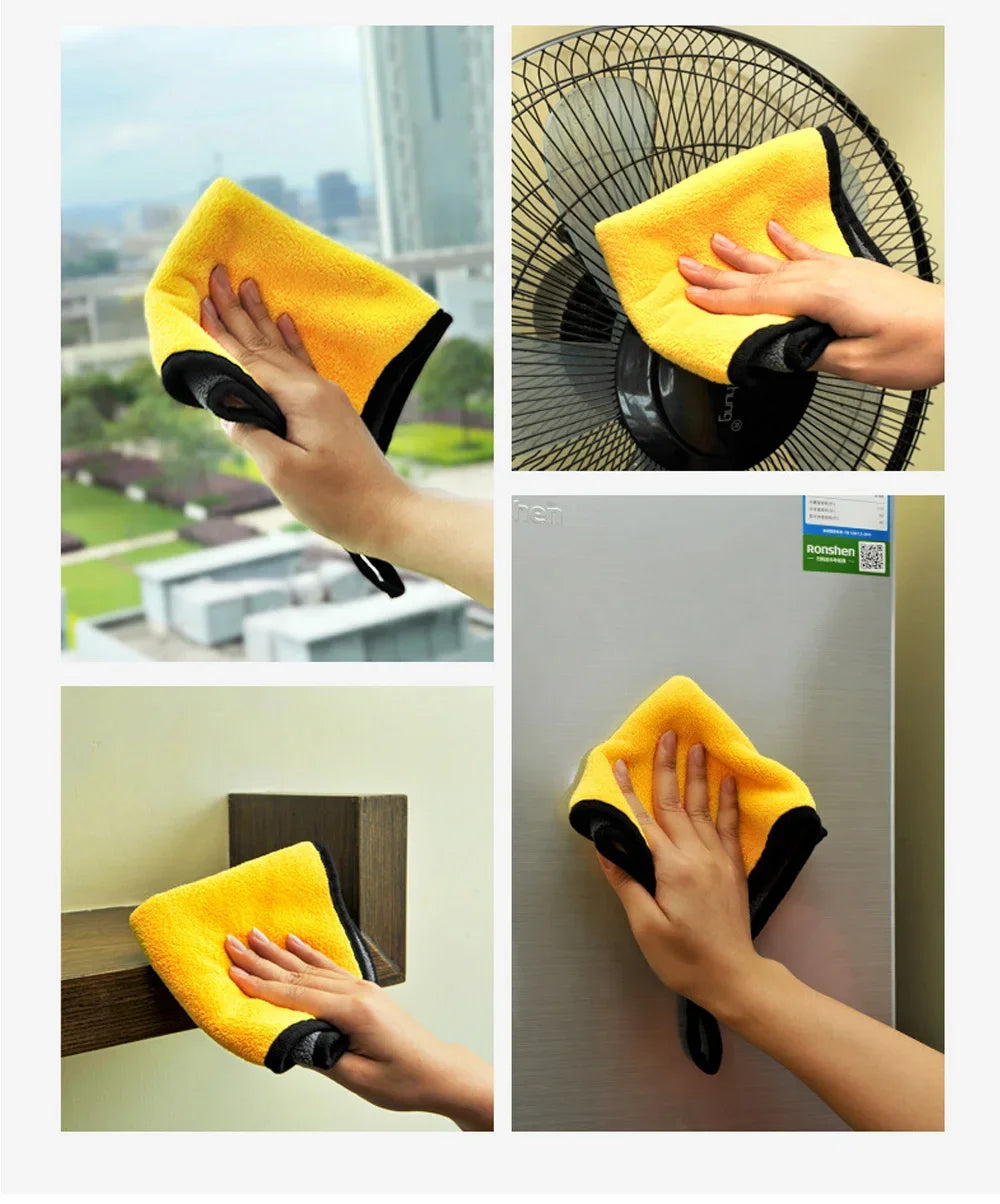 Microfiber Car Wash Towels 3/5/10 Pack | 30x30 & 30x60cm Microfiber Cleaning Towels Peaceful Pleasures Health and Wellness