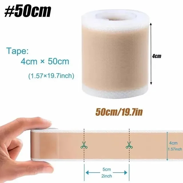 0.5M/1.5M/3M*4cm Silicone Scar Sheets Removal Strips Silicone Gel Scar Strip For Acne Keloid Surgery Burn Treatment Scar Patch Peaceful Pleasures Health and Wellness 1rollX0.5M