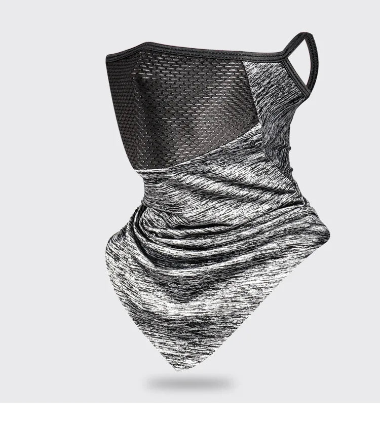 Ice Silk Sunscreen Cycling Mask & Scarf | UV Protection