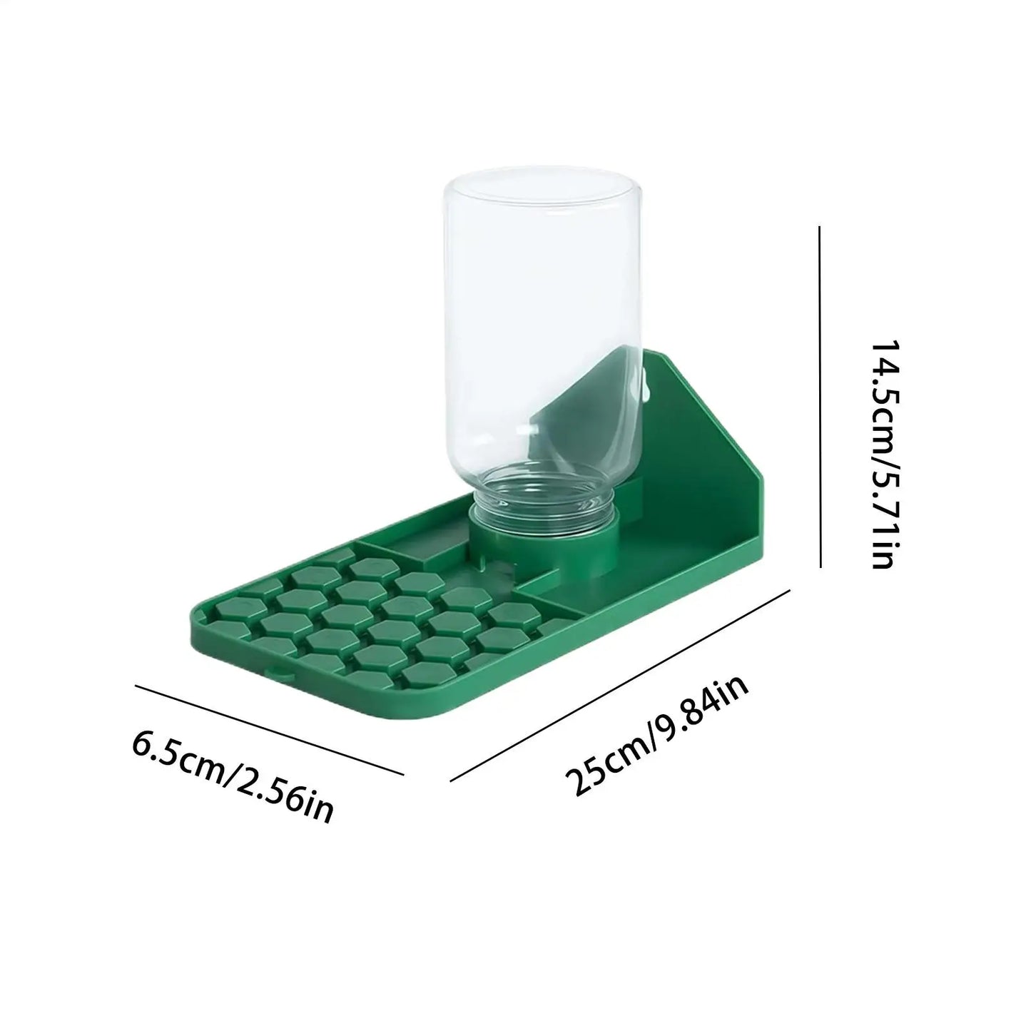 Leakproof Multi-Hole Water Feeder Bowl for Bees, Geckos & Reptiles