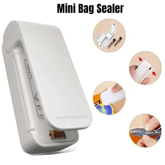 Mini Portable Heat Bag Sealer | Kitchen Snack Fresh Keeper Food Bag Sealer Peaceful Pleasures Health and Wellness