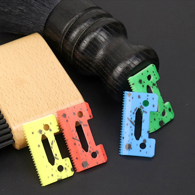 1/3/5Pcs Ceramic Clipper Blades Professional Head Replacement Barber Accessories Solid Color/Camouflage Color Ceramic Blade Peaceful Pleasures Health and Wellness