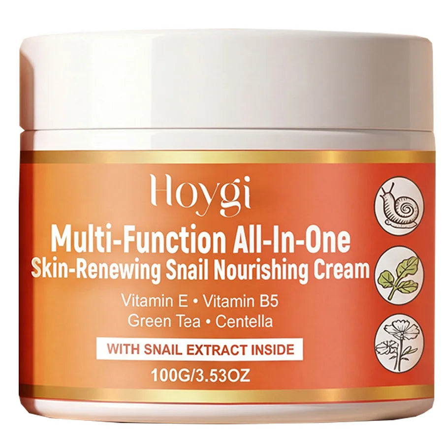 Snail Mucin Moisturizer Cream Korean Skin Care Day & Night Snail Repair for Face Beauty Anti Aging Facial Skincare Peaceful Pleasures Health and Wellness 100gx1 piece