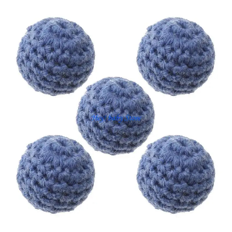 16mm Crochet Beads for Pacifier Clips, Keychains & Jewelry