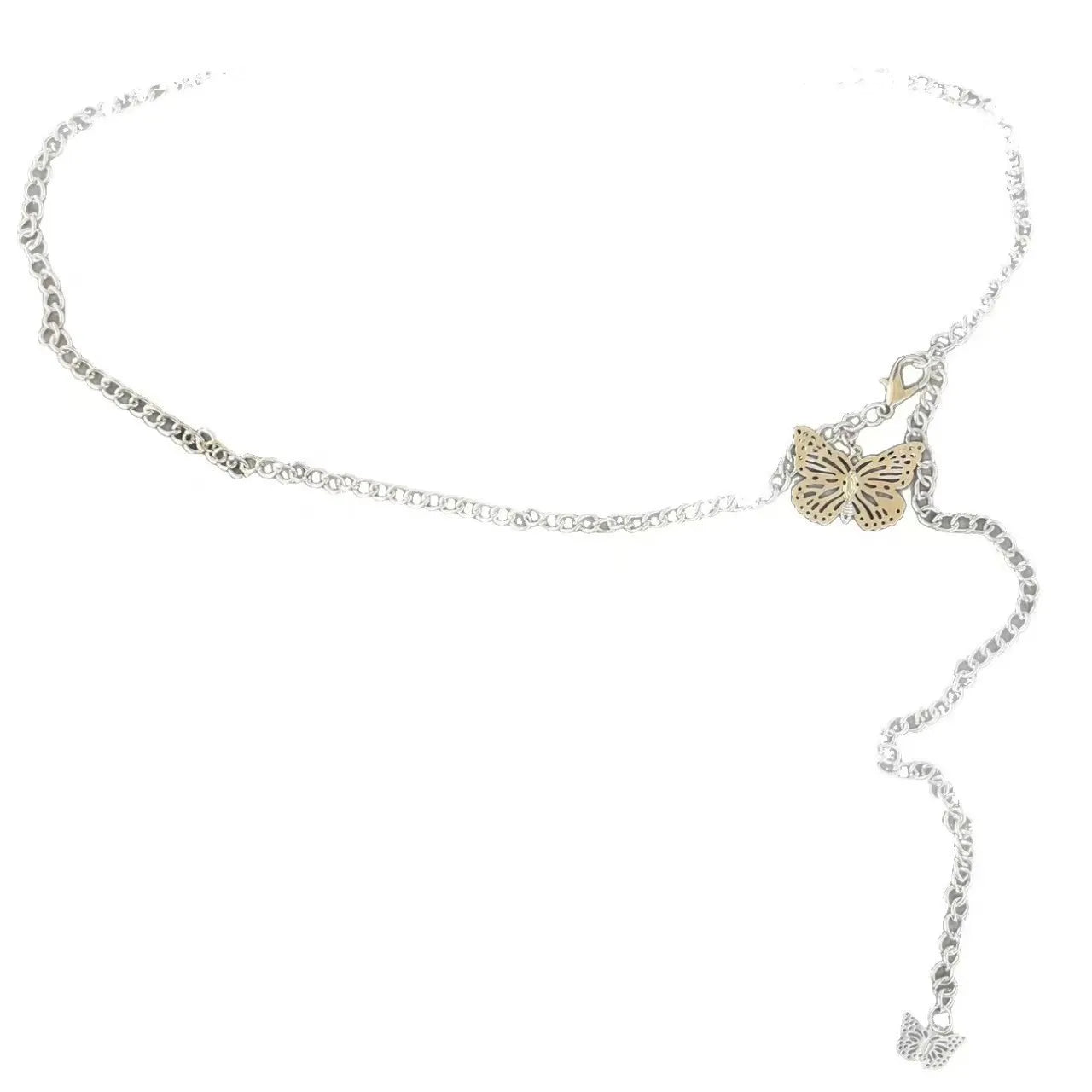 Retro Butterfly Metal Waist Chain Belt for Women | Summer Fashion