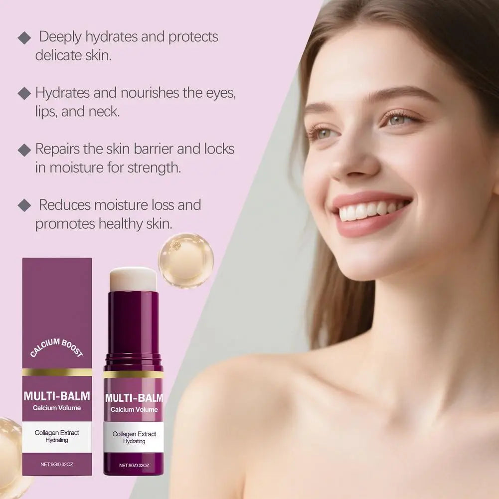Collagen Calcium Balm Stick – Anti-Wrinkle Moisturizing Cream for Eyes, Neck & Face Peaceful Pleasures Health and Wellness