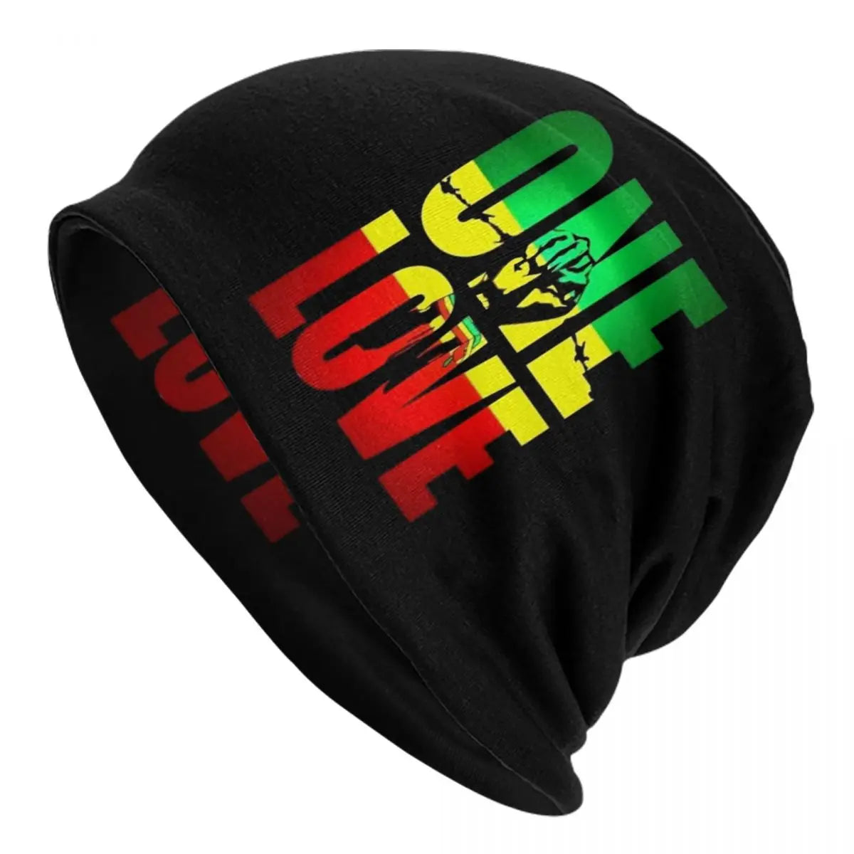 Jamaica Flag Knit Beanie Hat | Unisex Jamaican Pride Skull Cap