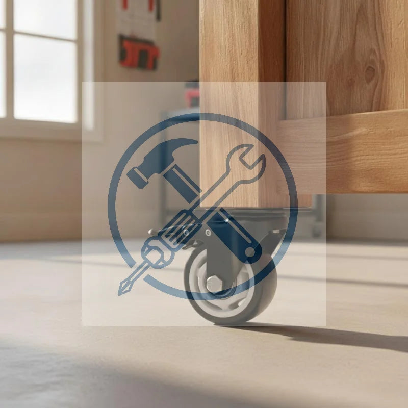 Heavy-Duty Swivel & Fixed Furniture Caster Wheels | PP/PVC