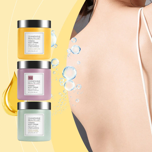 Champagne Firming Body Cream with Pepperslim | 237ml Firming Body Cream Oasis Select