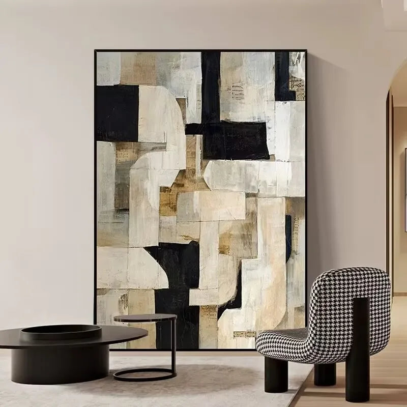 Pure Handmade Oil Painting On Canvas Texture Abstract Hanging Poster For Living Room Bedroom High Quality Wall Art Home Decor Peaceful Pleasures Health and Wellness