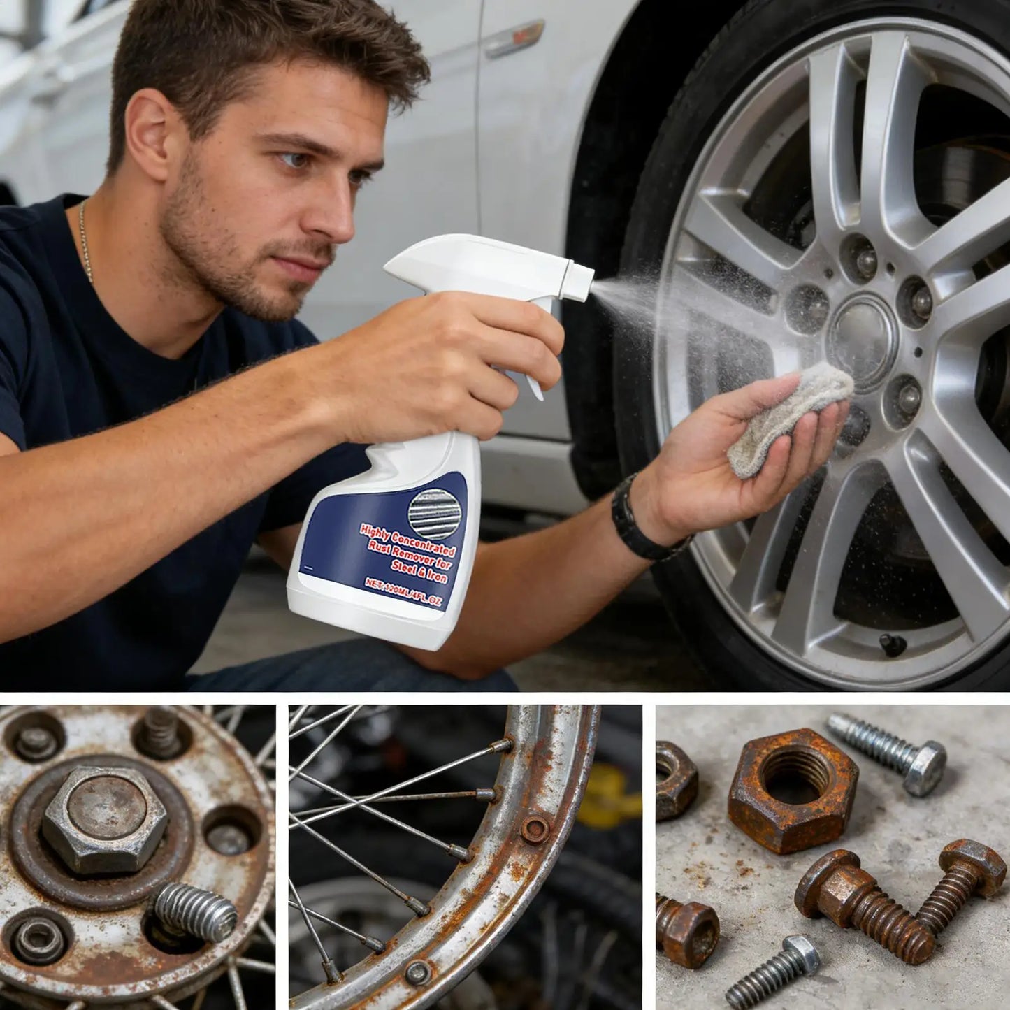 120ml Metal Rust Remover & Inhibitor Spray | Multi-Purpose