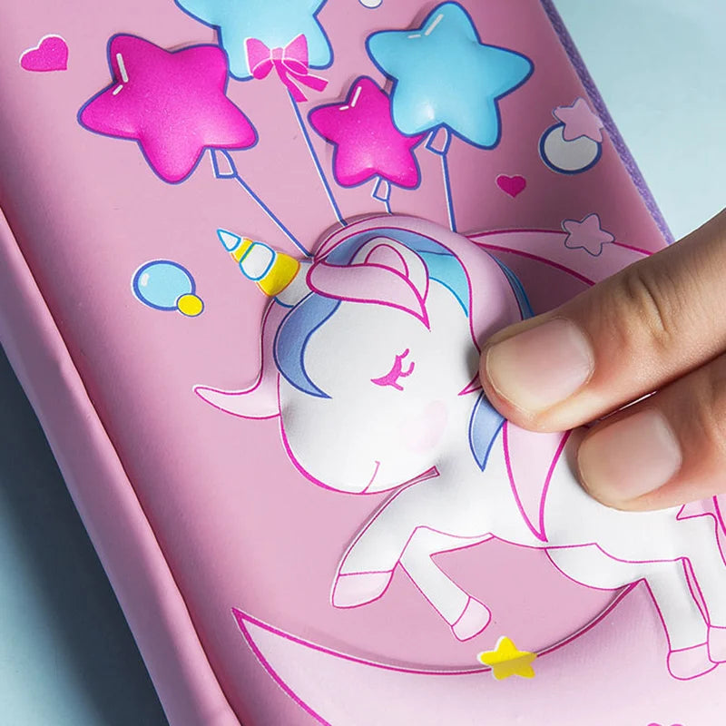 3D Kawaii Pencil Case EVA Large Capacity Waterproof Light Box Student