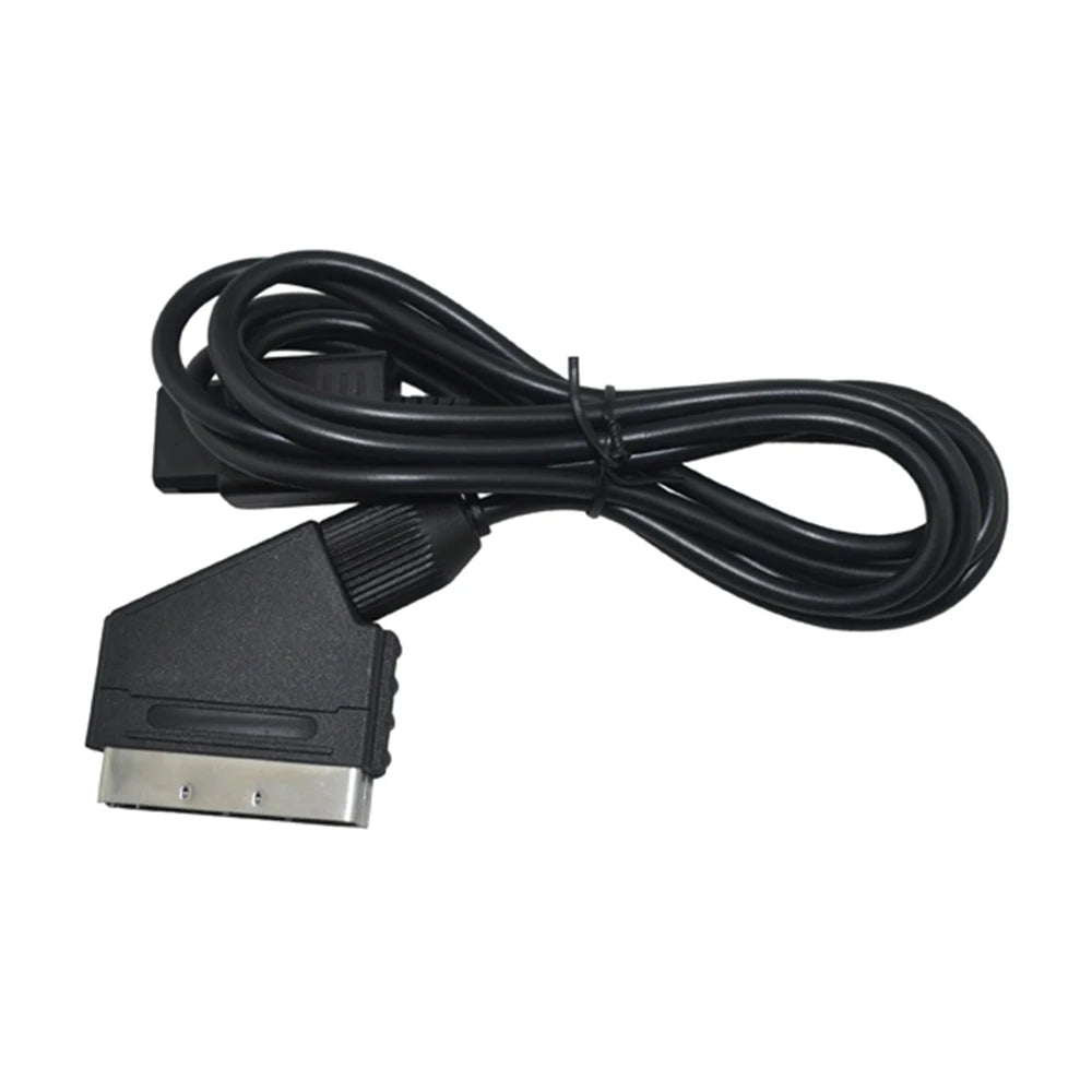 High Quality A/V TV Video Game Cable Scart Cable For SNES For Gamecube N64 Console Compatible With NTSC System Just Connect TV Peaceful Pleasures Health and Wellness