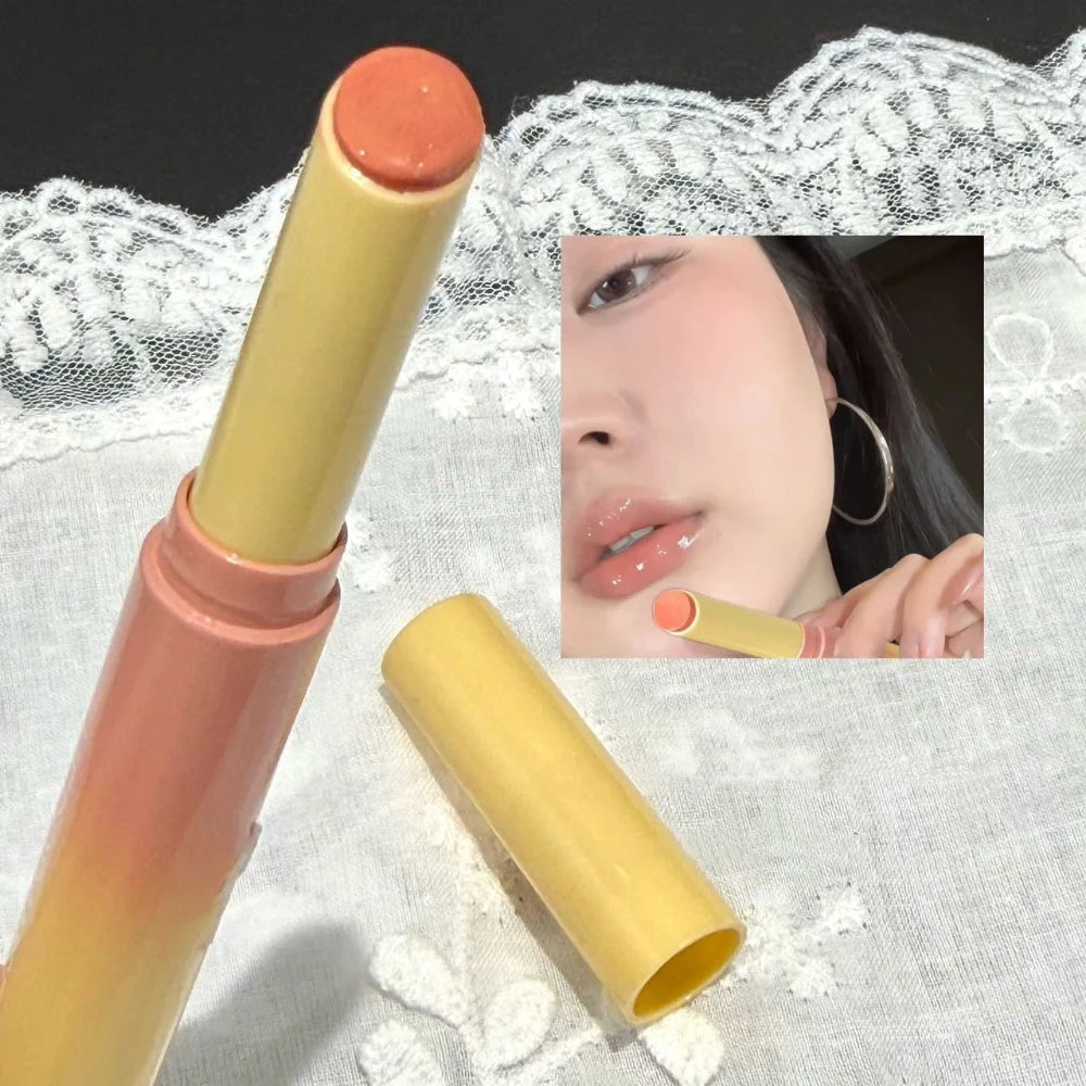 Jelly Lip Gloss Pencil | Shimmer Mirror Korean Lip Makeup