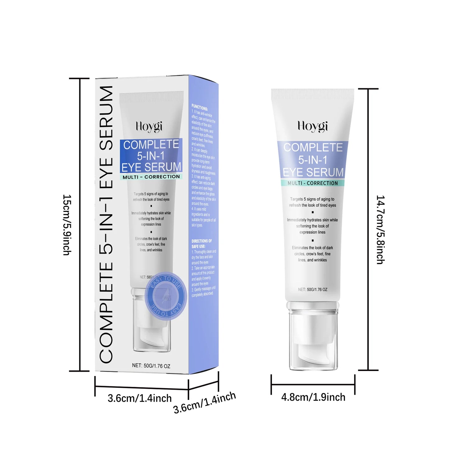Collagen 5-in-1 Eye Cream – Dark Circles, Bags & Fine Lines