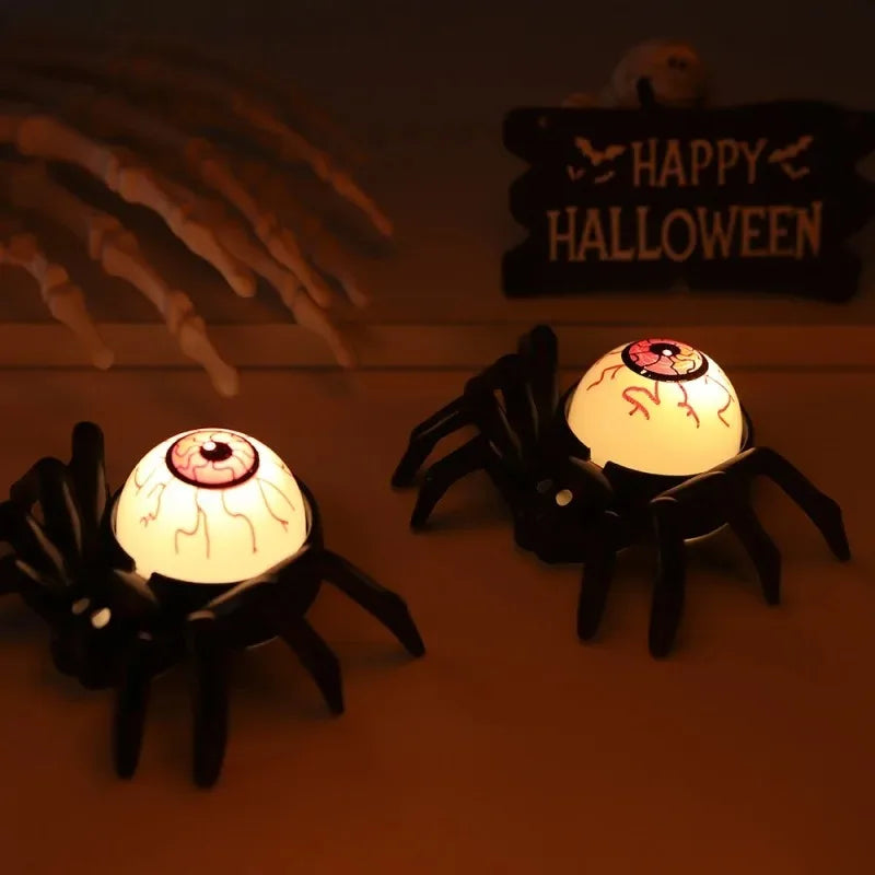 Halloween Spider Eyeball Candle Ambient Light Party Decor 1–12PCS