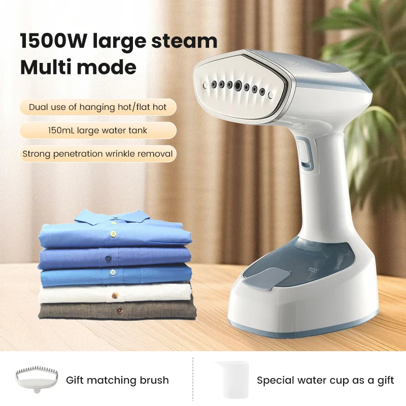URGGU 1500W Handheld Steam Iron – Portable Garment Steamer
