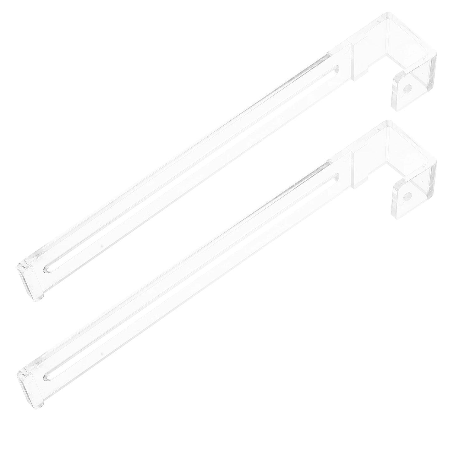2Pcs Adjustable Clear Aquarium Hooks Multipurpose Turtle Basking Platform Fish Tank Accessory Set Tropical Fish Tank Accessories Peaceful Pleasures Health and Wellness Default Title