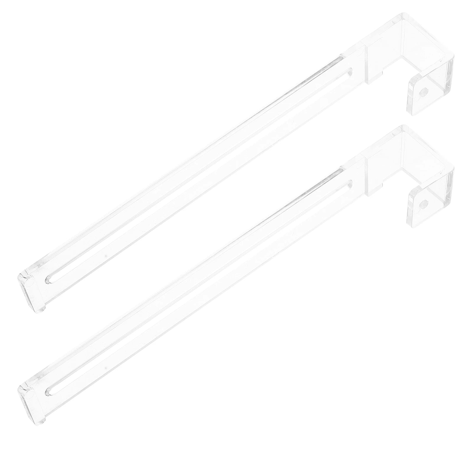 2Pcs Adjustable Clear Aquarium Hooks Multipurpose Turtle Basking Platform Fish Tank Accessory Set Tropical Fish Tank Accessories Peaceful Pleasures Health and Wellness Default Title