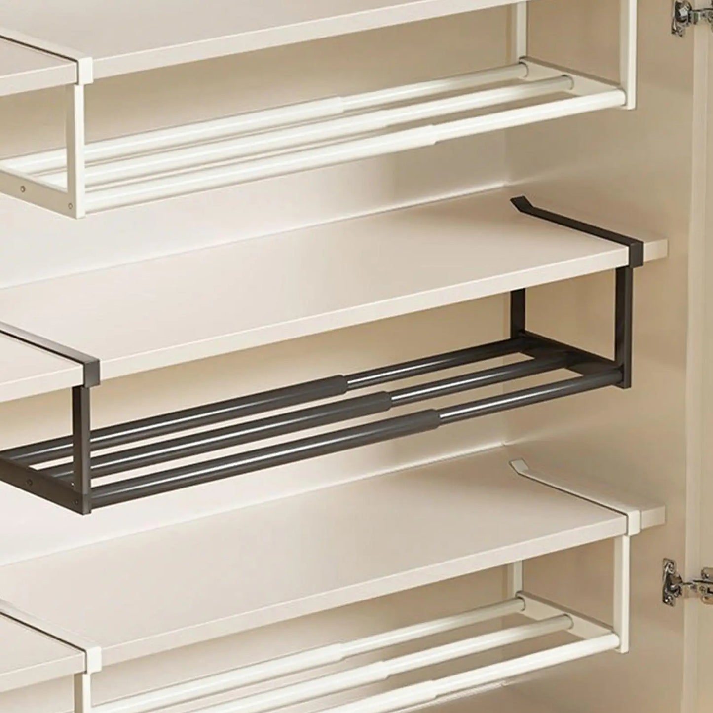 Expandable Closet Shoe Rack Adjustable Storage Organizer for Garage Dorm Room Hallway Entrance Entryway College Supplies Peaceful Pleasures Health and Wellness