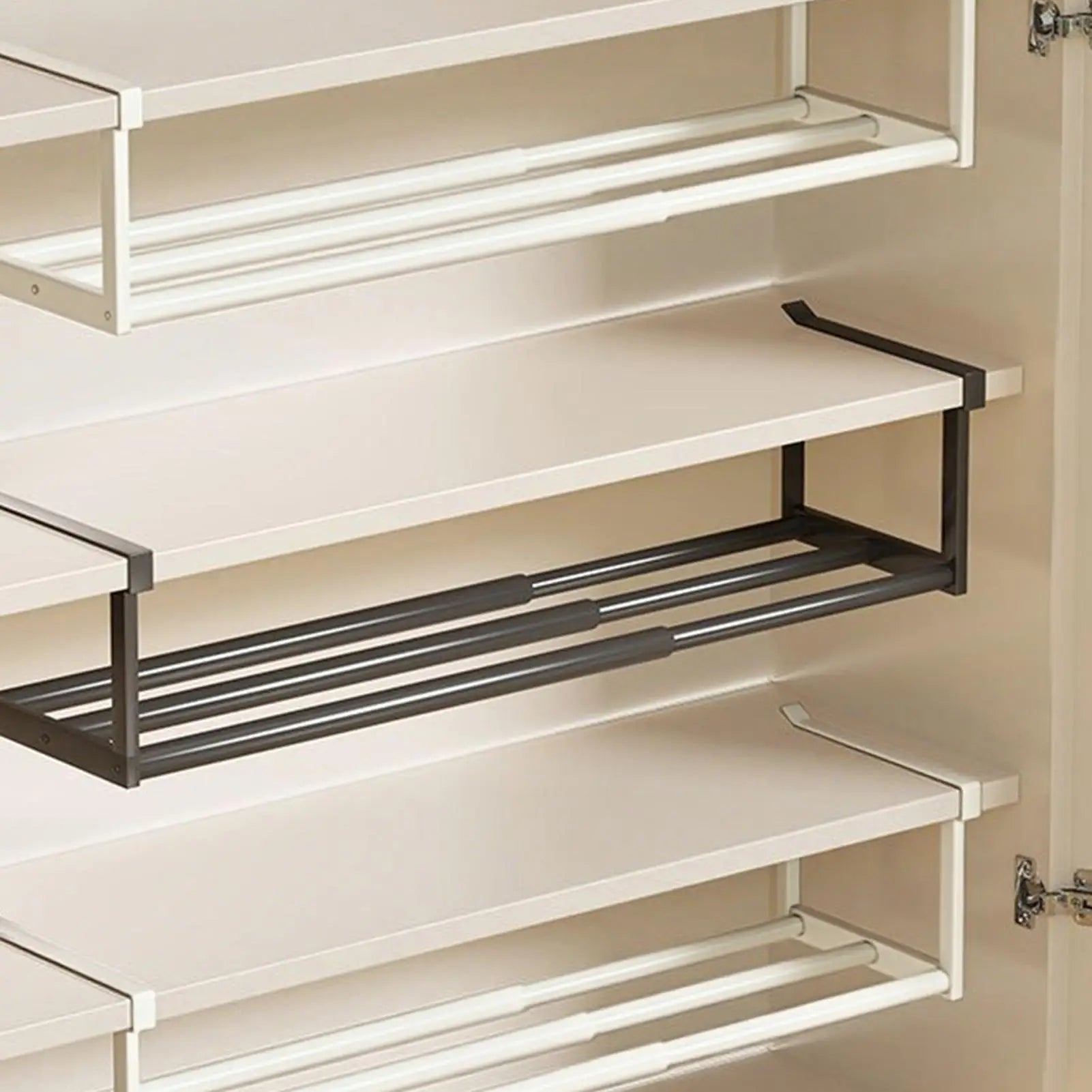 Expandable Closet Shoe Rack Adjustable Storage Organizer for Garage Dorm Room Hallway Entrance Entryway College Supplies Peaceful Pleasures Health and Wellness
