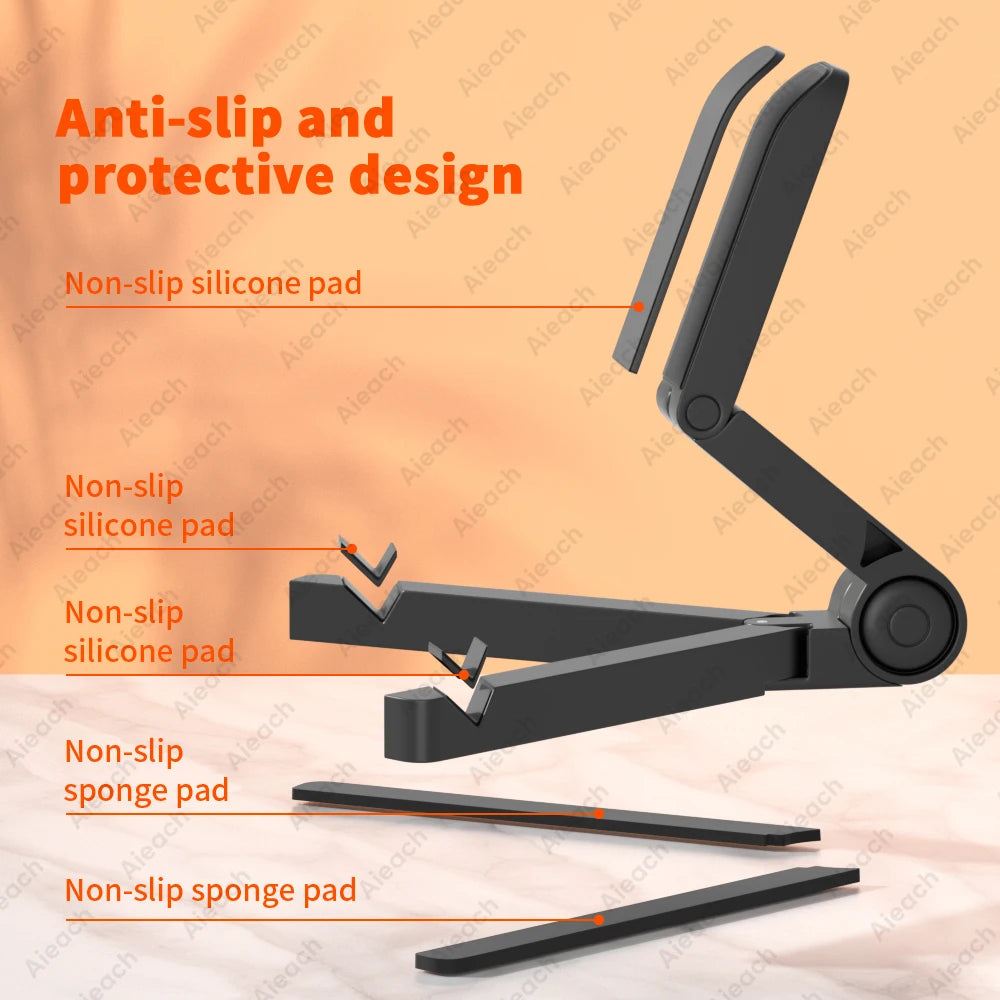 Adjustable Foldable Phone & Tablet Stand – 180° Multi-Angle Peaceful Pleasures Health and Wellness