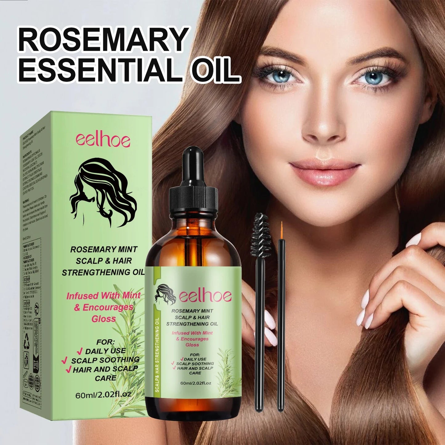 Rosemary Essential Oil for Hair – Nourishes, Smoothes & Repairs