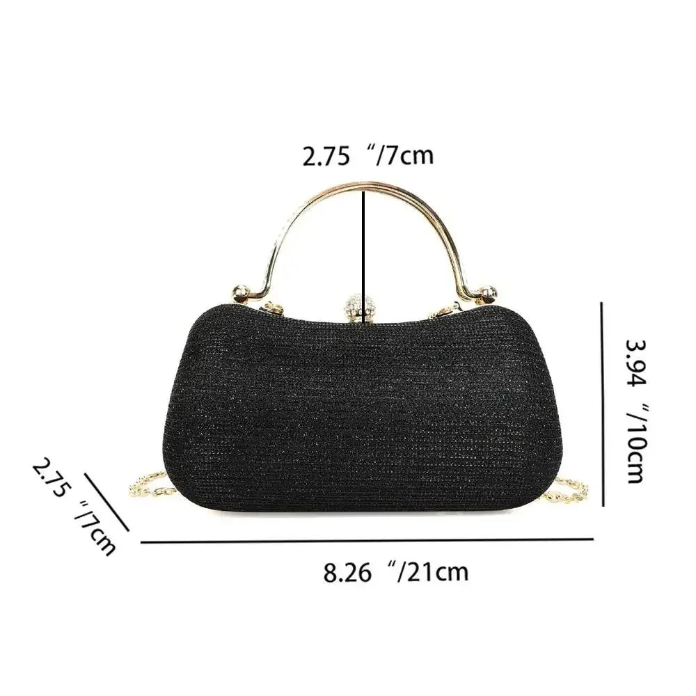Rhinestone Beaded Egg Clutch – Women's Evening Bag & Handbag