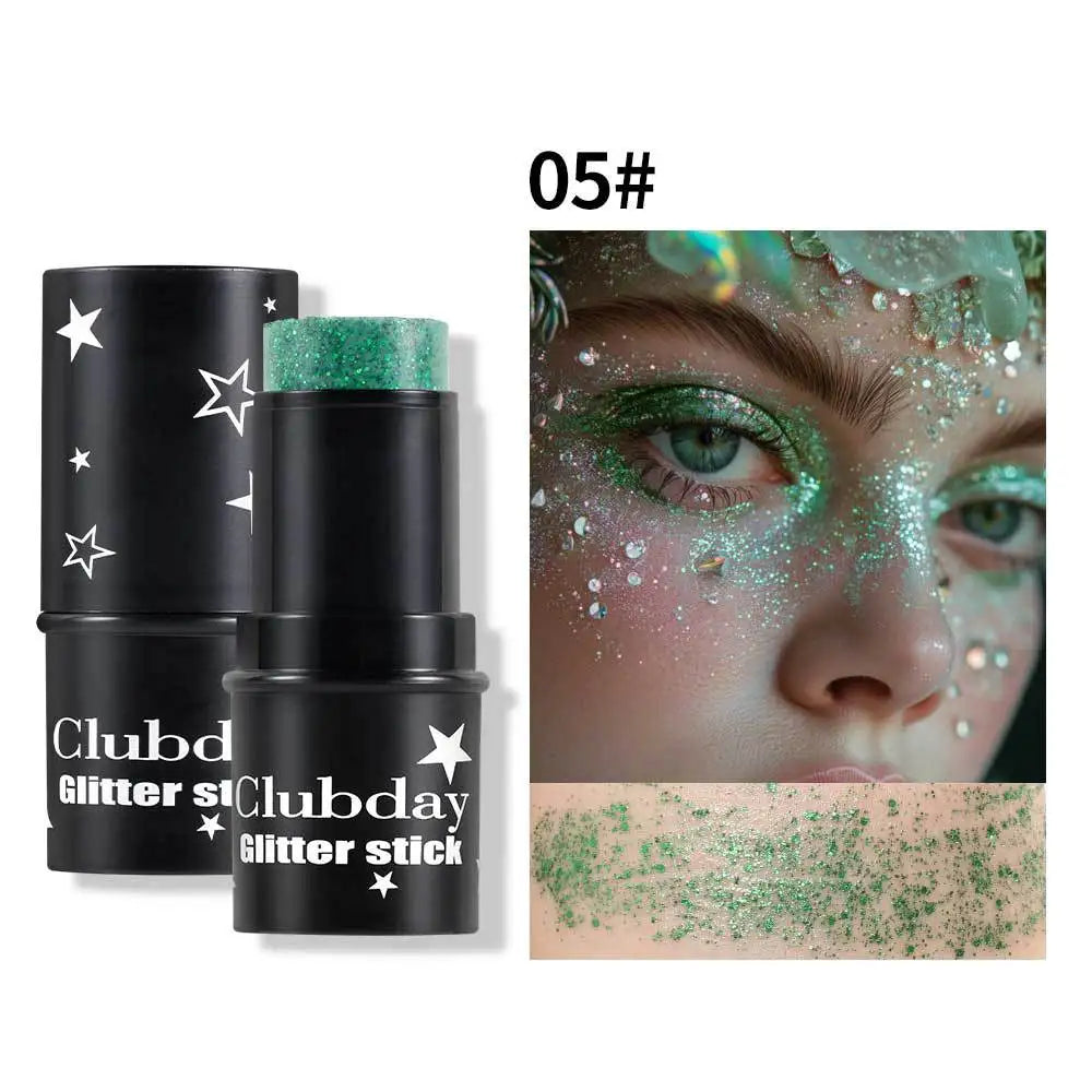 Glitter Eyeshadow Stick – Multichrome Cream Shimmer Sparkle