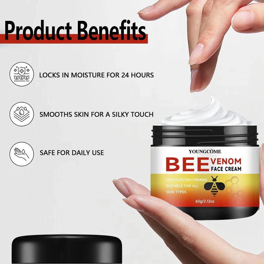 Organic Bee Venom Face Cream – Firming, Hydrating & Brightening