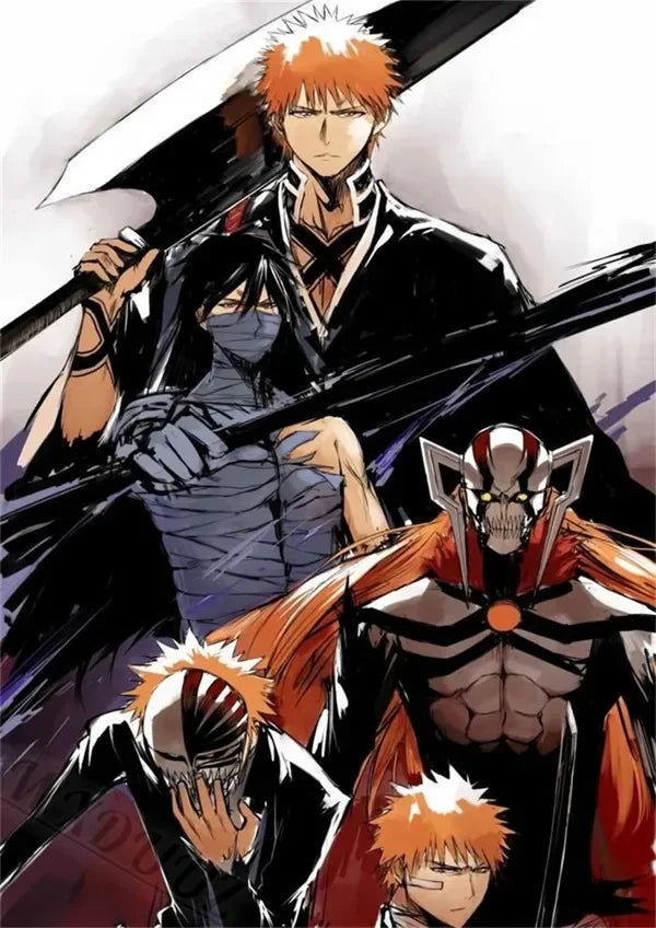 Bleach Anime Canvas Wall Art Poster | Living Room Décor Print