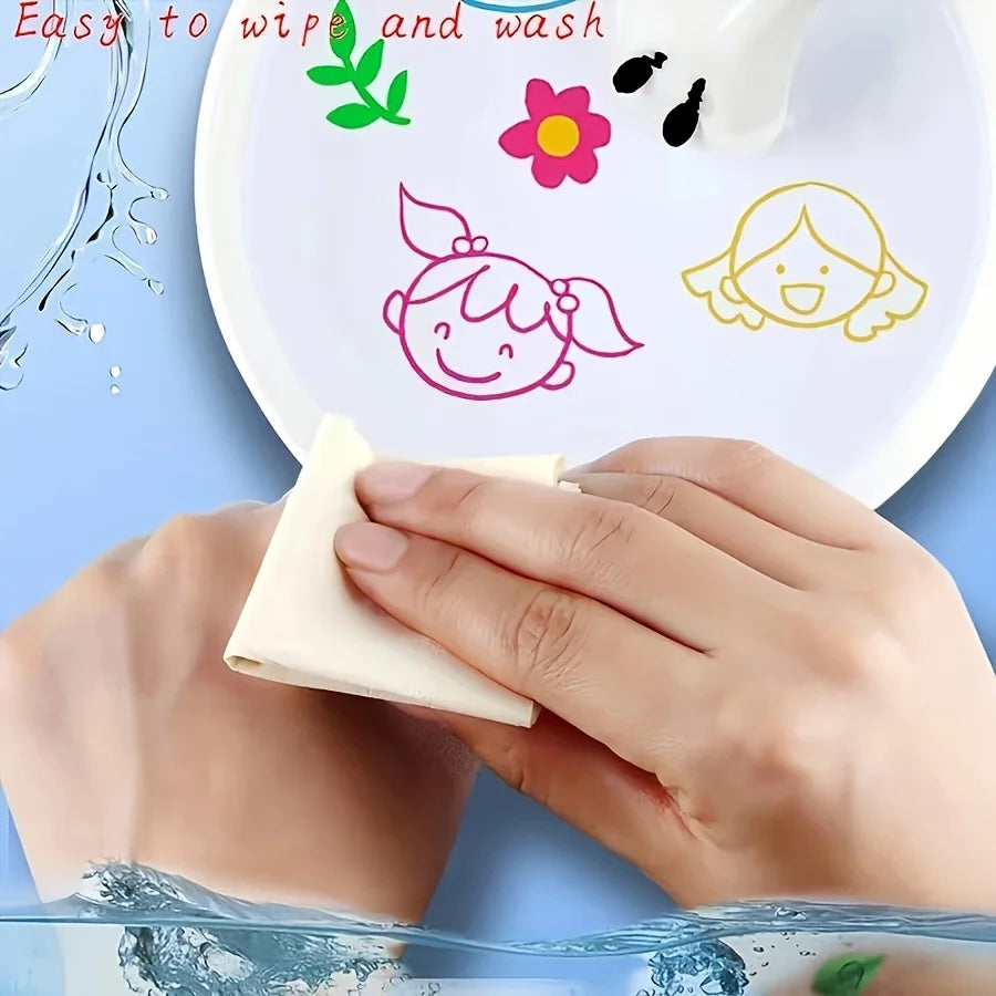 A 9-piece set featuring magical water painting pens with floating ink, mixed-color marker pens, suitable for drawing and various Peaceful Pleasures Health and Wellness