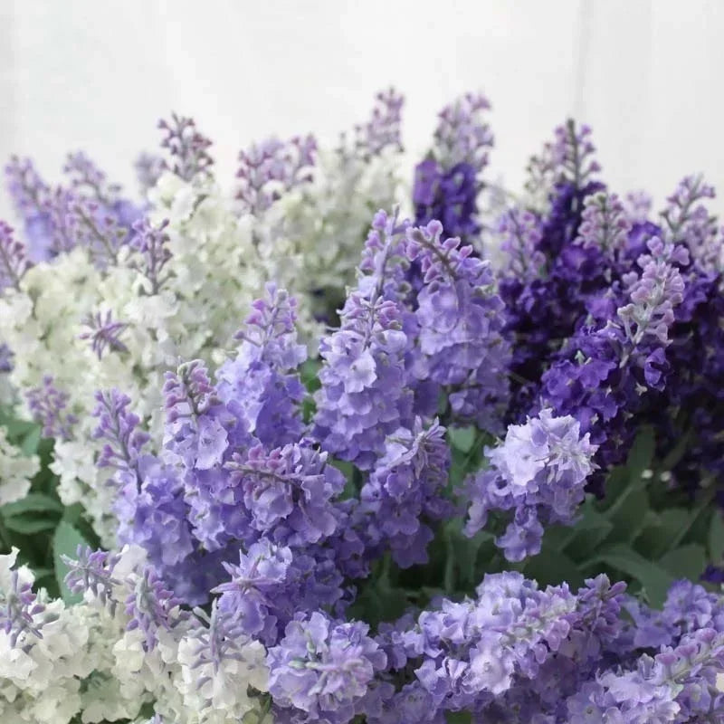 Creative 10 Heads Artificial Lavender Bouquet Home Wedding Garden