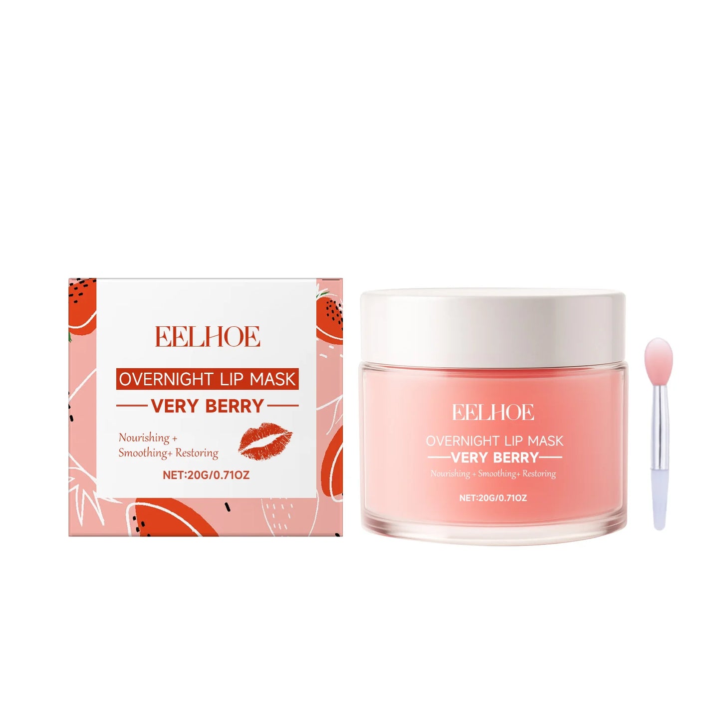 Berry Moisturizing Sleep Lip Mask Deep Nourishing Removing Dead Skin Reduce Lip Lines Prevent Cracking Gentle Hydrating Lip Mask Peaceful Pleasures Health and Wellness 20g Boxed