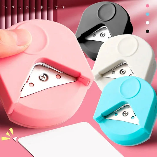 circle cutter button maker Corner round machine corner punching portable paper cutter card photo cutting Peaceful Pleasures Health and Wellness