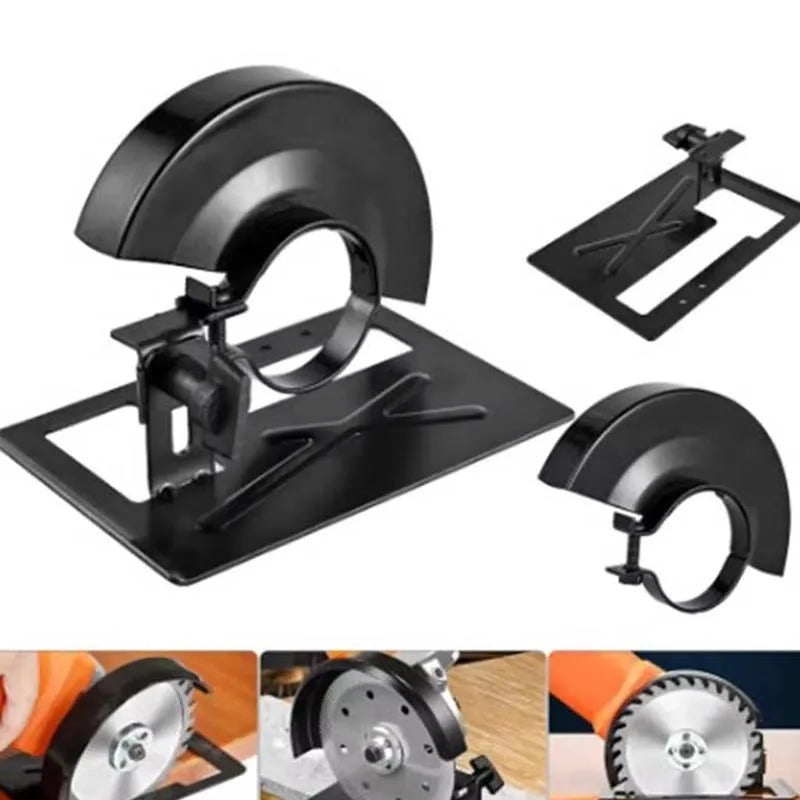 Balance Base Guard Cover for DIY Woodwoking Tools Adjustable Metal Angle Grinder Bracket Stand Holder Protective Cover Set Peaceful Pleasures Health and Wellness