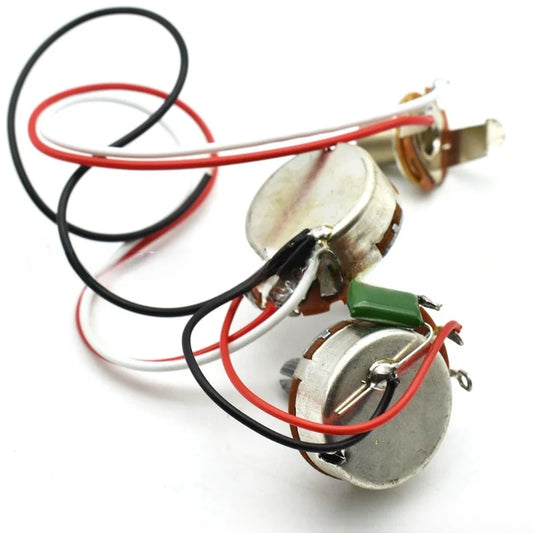 PB Bass Wiring Harness Prewired Precision Guitar 250K Big Pots 1 Peaceful Pleasures Health and Wellness Default Title