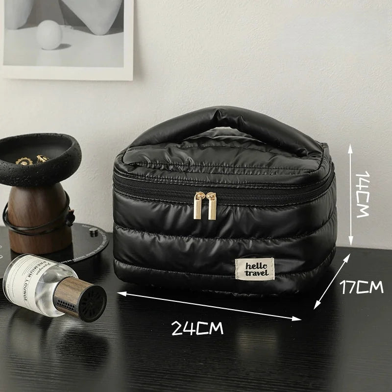 Large Waterproof Travel Makeup Bag – Women's Cosmetic Organizer